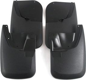 img 4 attached to 🚚 Enhanced Performance Heavy Duty Molded Mud Flaps for Ford Super Duty F250/F350 2011-2016 - Splash Guards Front & Rear 4pc Set (Trucks Excluding Fender Flares)