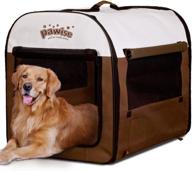 🐶 pawise foldable soft dog crate pet kennel houses: lightweight and portable for medium and large dogs - indoor & outdoor use - sizes: 26x18x21 and 31x22x24 logo