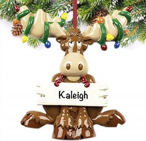 img 3 attached to Adorn Your Tree With 2022 Moose Ornaments - Charming Wildlife-Themed Animal Decor With Polyresin Finish - Ideal For Animal Lovers And Woodland-Themed Christmas Décor