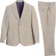 👔 gioberti boys' linen jacket dress pants - suits & sport coats logo