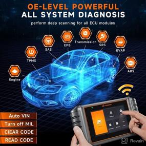 img 3 attached to 🔧 FOXWELL OBD2 Scanner NT726: All System Car Diagnostic Scanner with 8 Services – ABS Bleeding, Oil, EPB, SAS, D-P-F Regen, TPMS, Throttle Reset Code Reader | Android 9.0 Car Diagnostic Scan Tool for All Cars