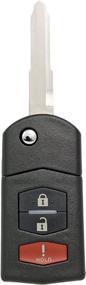 img 4 attached to Keyless2Go Replacement: 3 Button Remote Flip 🔑 Key Fob for Mazda 5 2 CX-7 CX-9 BGBX1T478SKE125-01