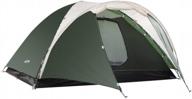 3-4 person 3-season lightweight camping/traveling tent - semoo double layer with carry bag logo