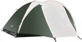 img 2 attached to 3-4 Person 3-Season Lightweight Camping/Traveling Tent - SEMOO Double Layer With Carry Bag