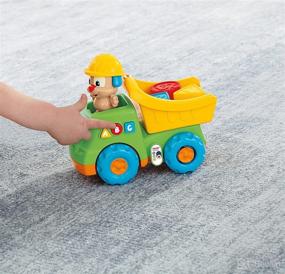 img 3 attached to Fisher-Price Laugh and Learn Puppy Dump Truck