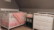 img 1 attached to Baby Girls Boys Crib Bedding Changing Pad Cover Blush Watercolor Table Pads review by Dakota Tailor