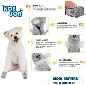 img 2 attached to KOESON Pavement Breathable Non Slip Protector Dogs