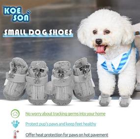 img 3 attached to KOESON Pavement Breathable Non Slip Protector Dogs