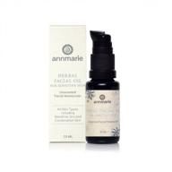 organic unscented facial oil for sensitive skin with squalane, omega-rich sacha inchi & camellia seed oils - annmarie skin care herbal moisturizer to reduce fine lines and wrinkles (15ml, 0.5 fl oz) logo