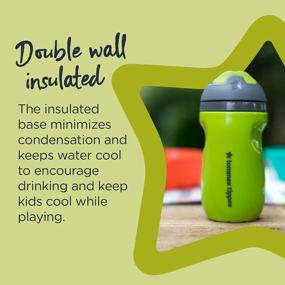 img 3 attached to Spill-Proof Tippee Insulated Sippee Cup - Colorful Water Bottle For Toddlers (9Oz, Pack Of 2) - BPA Free And Perfect For Playtime!