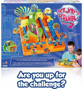 img 3 attached to Timed Marble Maze Game For Kids: TOMY Screwball Scramble 2 – Cooperative Family Board Game For Game Night – Recommended For Ages 5+
