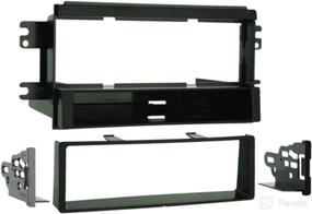 img 1 attached to 🔧 Metra 99-7318 Single DIN Installation Kit with Storage Compartment for 2005-2006 Kia Spectra