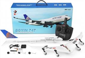img 2 attached to EPP Material RC Airplane Glider Sailplane Aircraft - BLACKOBE A150-B747 3CH 2.4G ERTF With 18.9 Inch Wingspan - Perfect Gift For Beginners, Kids, Adults, And Expert RC Plane Enthusiasts