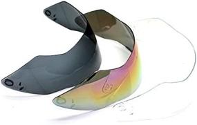 img 3 attached to 1Storm HG339 Motorcycle Modular Dual Visor Helmet Visor Shield - Protect Your Head In Style!