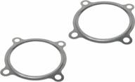 pitvisit pv raceworks 3 inch turbo turbine outlet gasket 4 bolt stainless steel compatible with garrett precision pte turbonetics turbocharger (2 pack) logo