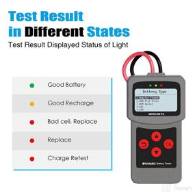 img 1 attached to 🚗 Car Battery Tester 12V/24V Load, Alternator & Analyzer Tool for Automotive Batteries - 40-2000CCA - Tests Cranking and Charging - Fits Car/SUV/Light Truck with Flooded AGM Gel