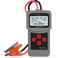 🚗 car battery tester 12v/24v load, alternator & analyzer tool for automotive batteries - 40-2000cca - tests cranking and charging - fits car/suv/light truck with flooded agm gel logo