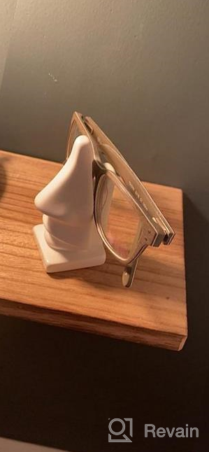 img 1 attached to Stay Organized And Stylish: Torre & Tagus 900843 White Leon Nose Eyeglass Holder review by Nick Walker