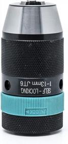 img 1 attached to Upgrade Your Drilling Experience With LLDSIMEX Self-Locking Keyless Chuck - JT6 Mount, 1/32-1/2 Inch, 1-13Mm Capacity