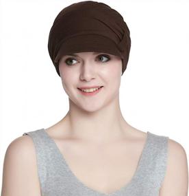 img 1 attached to Breeze Through Winter With Our Bamboo-Lined Cotton Hat And Scarf Set For Women