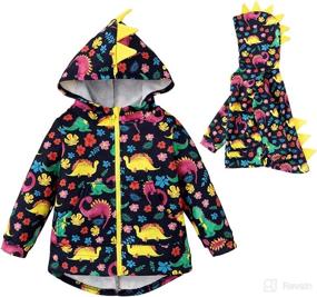 img 4 attached to 👶 FANTANGPAI Baby Boy Girl Clothes: Toddler Dinosaur Hoodie Sweatshirt with Full Zip