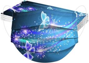 img 2 attached to 🦋 Butterfly Pattern Bandanas - Breathable and Suitable for Food Service Equipment & Supplies