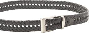 img 2 attached to Dockers Men's Metal Laced Braid Accessories - Belts