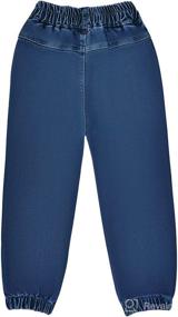 img 1 attached to Peacolate 2-10 Years Little&amp;Big Girls Embroidery Super Stretchy Jeans Denim Leggings: Stylish and Comfortable Bottoms for Girls