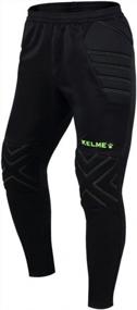 img 4 attached to Protective KELME Youth Soccer Goalie Pants For Improved Performance And Comfort