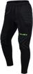 protective kelme youth soccer goalie pants for improved performance and comfort logo