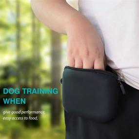 img 2 attached to 🐾 Portable Waterproof Dog Training Treat Pouch with Clip: Perfect for Puppy Training, Includes Training Clicker