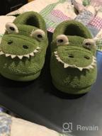 img 1 attached to Dinosaur Slippers: Best Indoor Bedroom Shoes and Slippers for Toddler Boys review by Arun Siddiqui