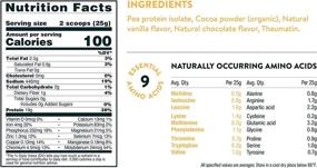 img 2 attached to 🌱 Nuzest Clean Lean Protein: High-quality Vegan Protein Powder - European Golden Pea, Dairy Free, Gluten Free, GMO Free, Rich Chocolate Flavor - 100 Servings, 5.5lb