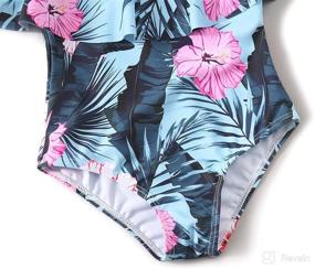 img 2 attached to IFFEI Matching Swimwear Shoulder Monokini Apparel & Accessories Baby Boys best on Clothing