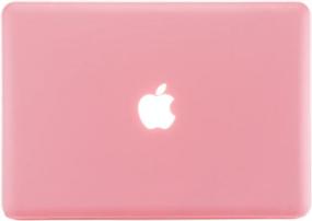 img 4 attached to Hard Shell Protective Case, Sleeve Bag, Keyboard Cover Skin, Screen Protector & Dust Plug For MacBook Pro 13 Inch Model A1278 With CD-ROM 2010/2011/2012 - Se7Enline (Pink)