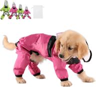 oakve raincoat，transparent windproof jacket，waterproof rainwear dogs made as apparel & accessories logo