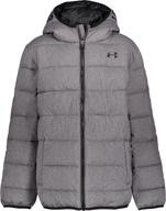 🧥 under armour pronto puffer jacket: stylish boys' clothing at jackets & coats logo