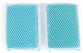 img 4 attached to 🧽 Butler Dawn Flip It Dual Sided Nylon Mesh and Cloth Kitchen Sponge, 6-Pack: Efficient Cleaning with 12 Sponges!