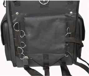 img 1 attached to 🏍️ Spacious Vance Leather Sissy Bar Bag with Convertible Backpack Straps: Ideal for Motorcycle Enthusiasts