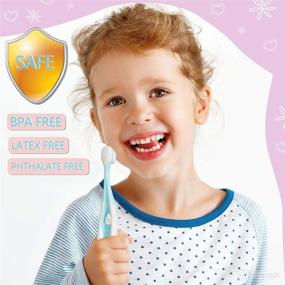 img 2 attached to 🦷 Revolutionary Toddler Toothbrush with Nano Tongue Cleaner for Kids