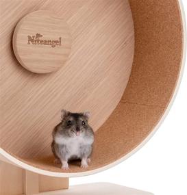 img 2 attached to Niteangel Replacement Cork Track for Wooden & Acrylic Hamster Exercise Wheels - Enhance Your Hamster's Running Experience!