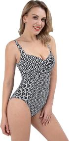 img 2 attached to LIFE SKY Swimsuits Slimming Swimwear Women's Clothing - Swimsuits & Cover Ups