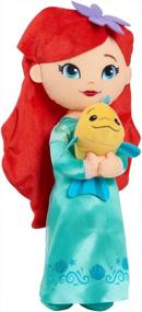 img 1 attached to Очаровательные плюшевые игрушки принцессы Диснея Ариэль и Флаундер для детей от 2 лет и старше