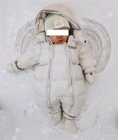 img 2 attached to Muineobuka Newborn Snowsuit Jumpsuits Outfits Apparel & Accessories Baby Boys best for Clothing