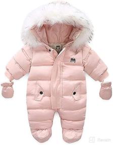 img 1 attached to Muineobuka Newborn Snowsuit Jumpsuits Outfits Apparel & Accessories Baby Boys best for Clothing