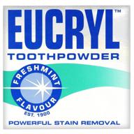 eucryl smokers freshmint powder - enhanced oral care formula logo