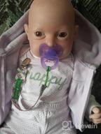 img 1 attached to 👶 Vollence Lifelike Full Body Silicone Baby Doll - 23 inch Realistic Newborn Girl Doll, Non-Vinyl Reborn Baby Doll review by Paul Haswood