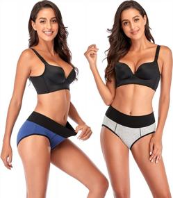 img 3 attached to Comfortable And Stylish: Annenmy High Waist Women'S Underwear In Plus Sizes