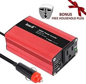 img 3 attached to Car Power Inverter, Imoli 300W/600W DC 12V To AC 110V Power Converter With AC Outlet Dual 2.1A USB Ports Car Charger Adapter