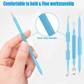 img 3 attached to 2023 Latest 15 PCS Pimple Popper Tool Kit - Professional Sharp Stainless Skin Blemish Removal For Blackhead Remover & Acne Extractor
